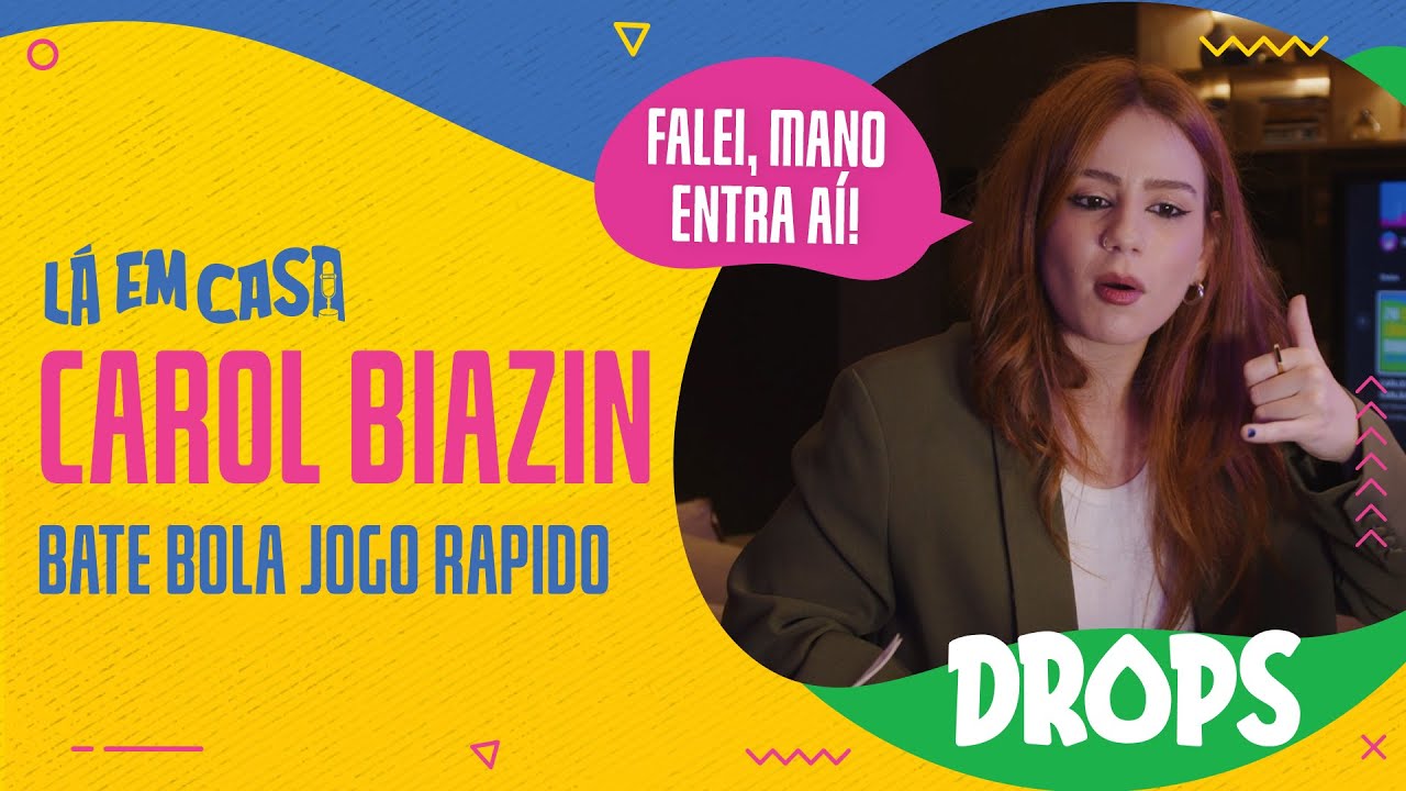 CAROL BIAZIN: "QUANDO ELA OUVIU A VOZ NO FUNDO, ELA VEIO CORRENDO!" | Drops!