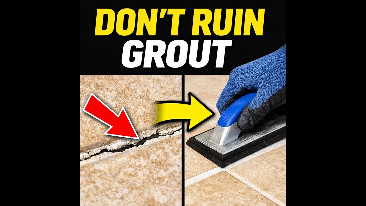 How To Grout a Floor The Right Way (Don't Ruin Your Tile!)