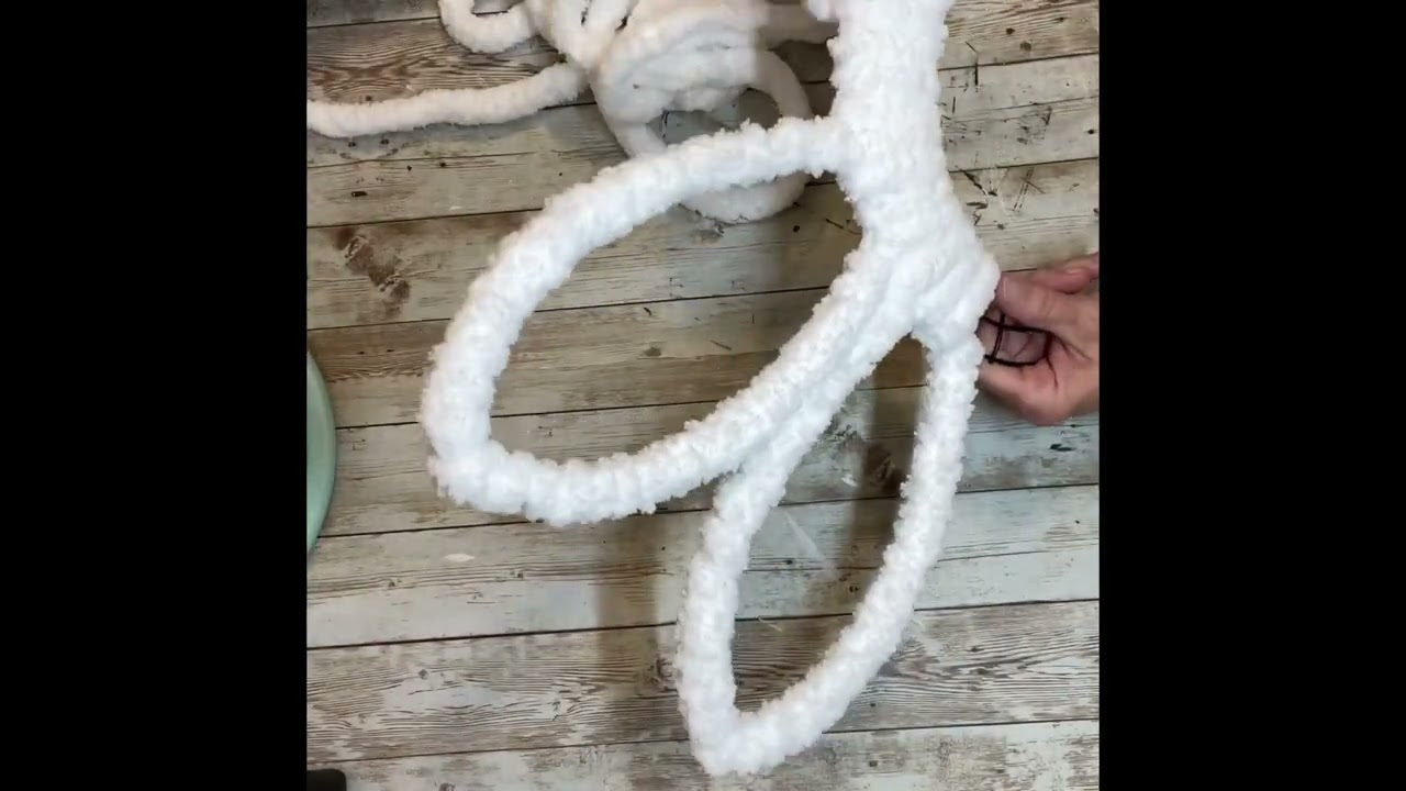 Dollar Tree Bunny Wreath