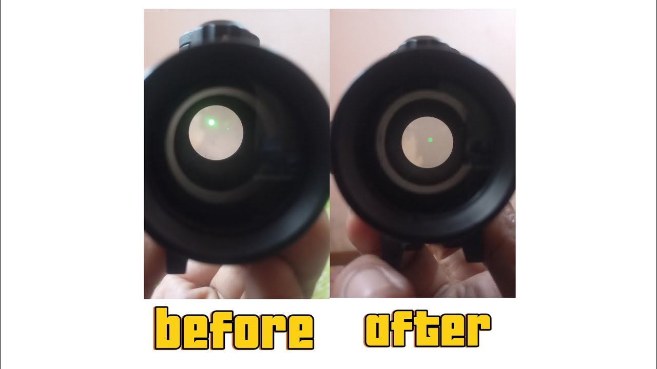 tutorial mengecilkan titik reddot