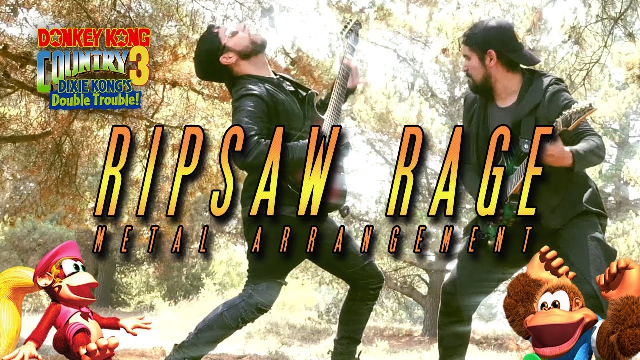 Ripsaw Rage - Donkey Kong Country 3 metal cover - Cristian Rev
