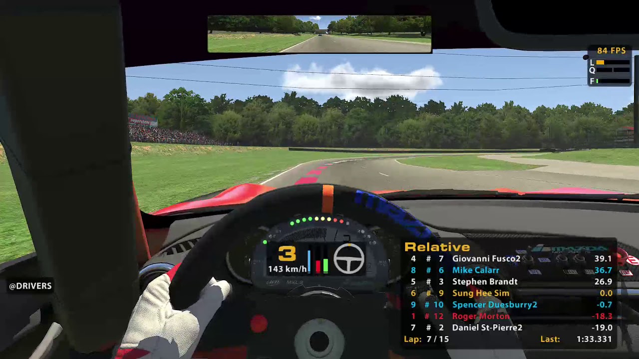 아이레이싱 루키 첫 오피스 경기 ( iRacing  rookie )