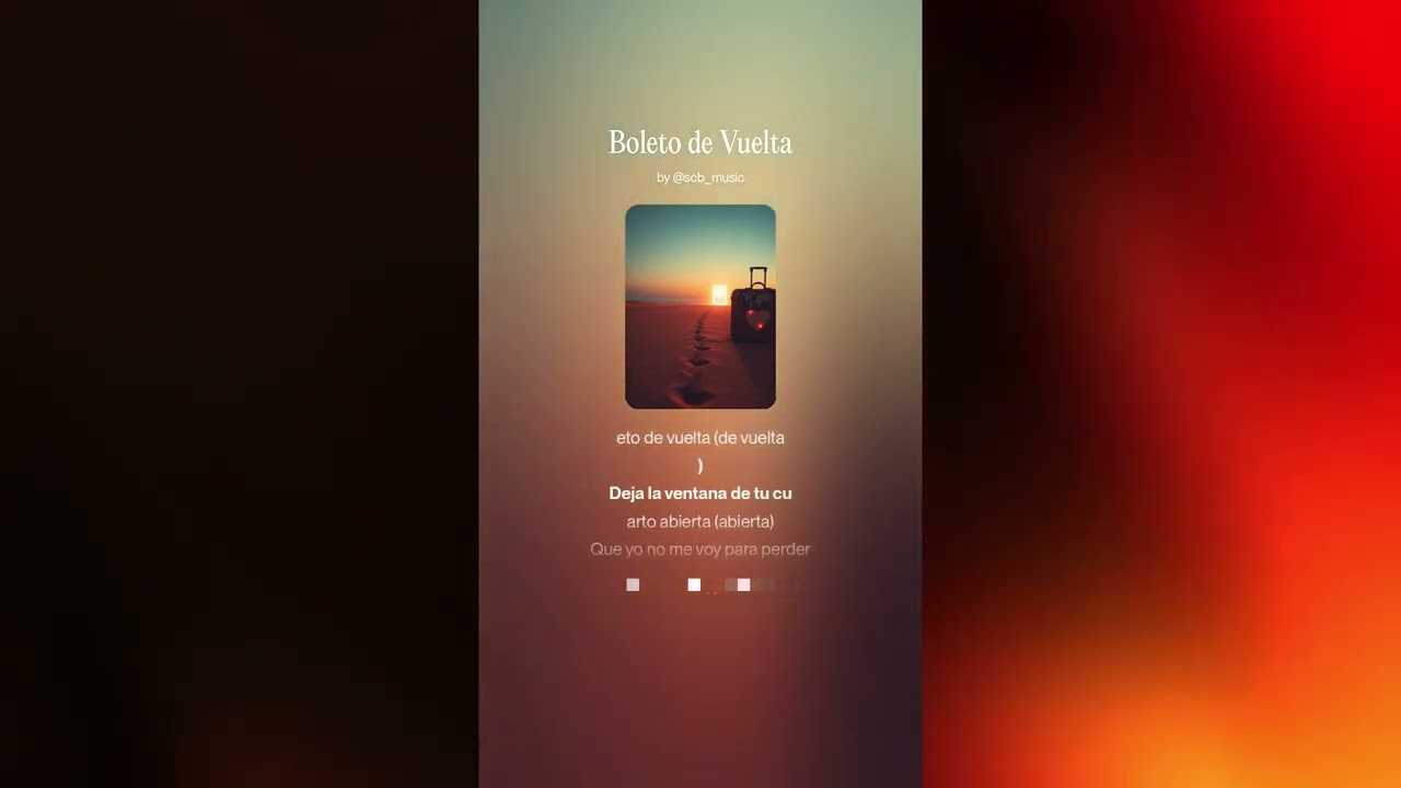 SCB Music - Boleto de Vuelta #shorts #shortsclip #parati #shortsviral #trending #music