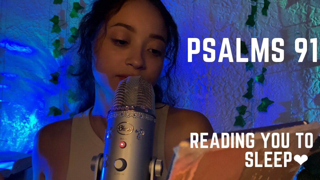 ASMR- READING PSALMS 91 (PROTECTION BIBLE VERSE) HANDMOVEMENTS 📖✨
