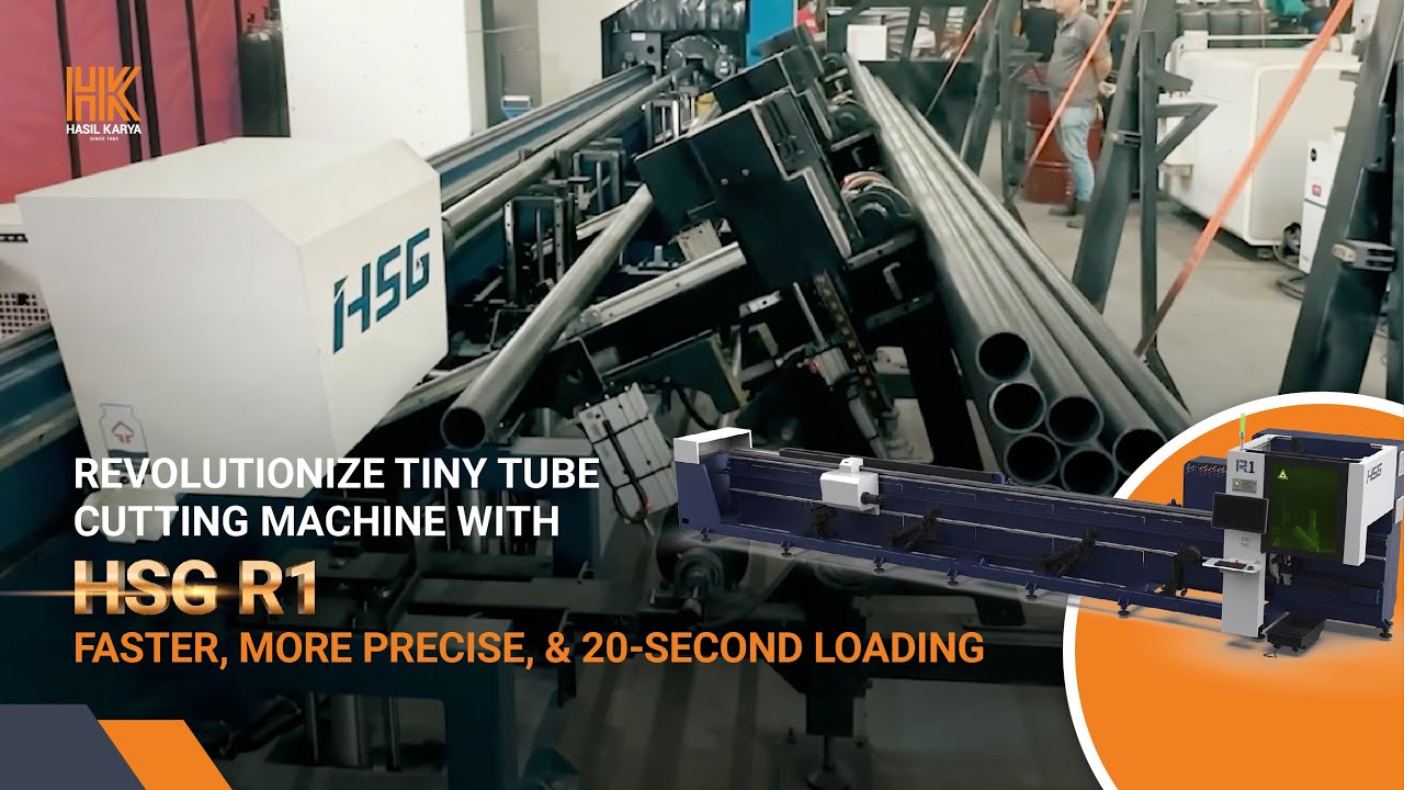 Revolutionize Tiny Tube Cutting Machine with HSG R1: Faster, More Precise, & 20-Second Loading