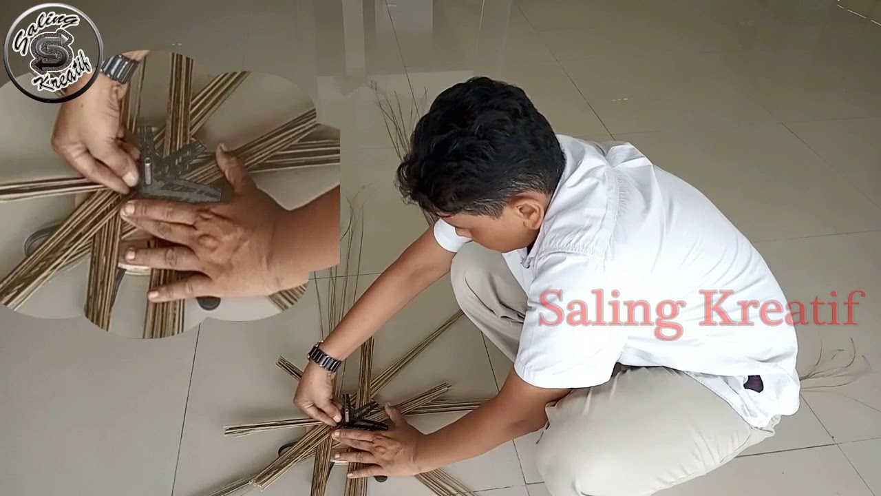 ALAT BANTU ANYAMAN PIRING LIDI