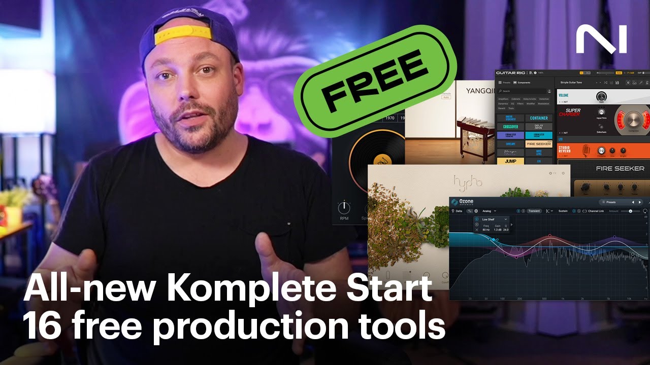 Знакомство с совершенно новым бесплатным пакетом плагинов Komplete Start | Native Instruments