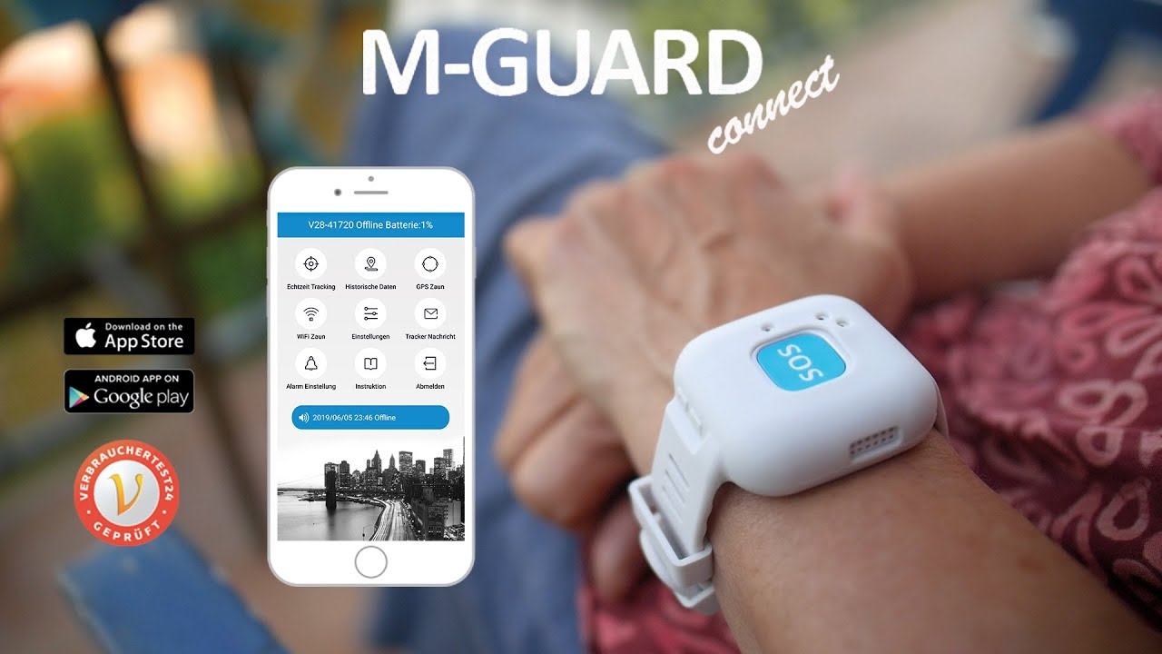 Hausnotruf im Test: Das Senioren Notrufarmband mit Notrufknopf von M-GUARD ✔️