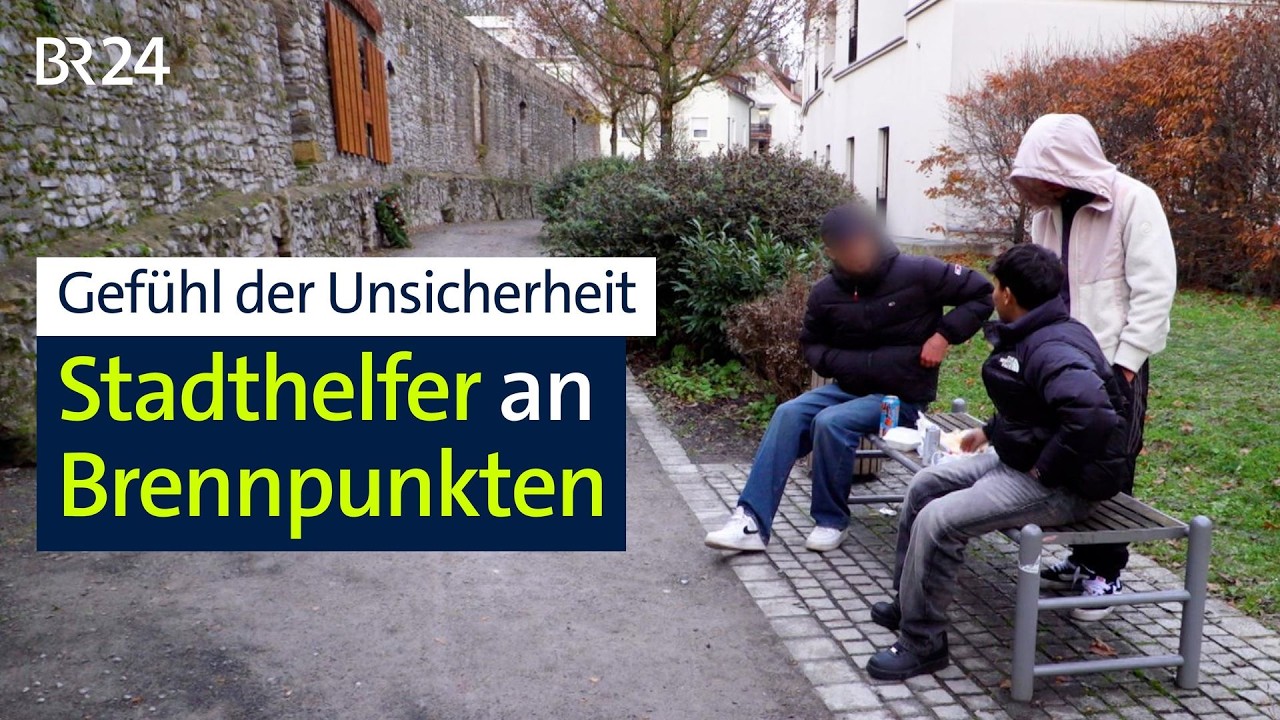 Brennpunkte in der Innenstadt: Stadthelfer für besseres Sicherheitsgefühl | BR24 vor Ort