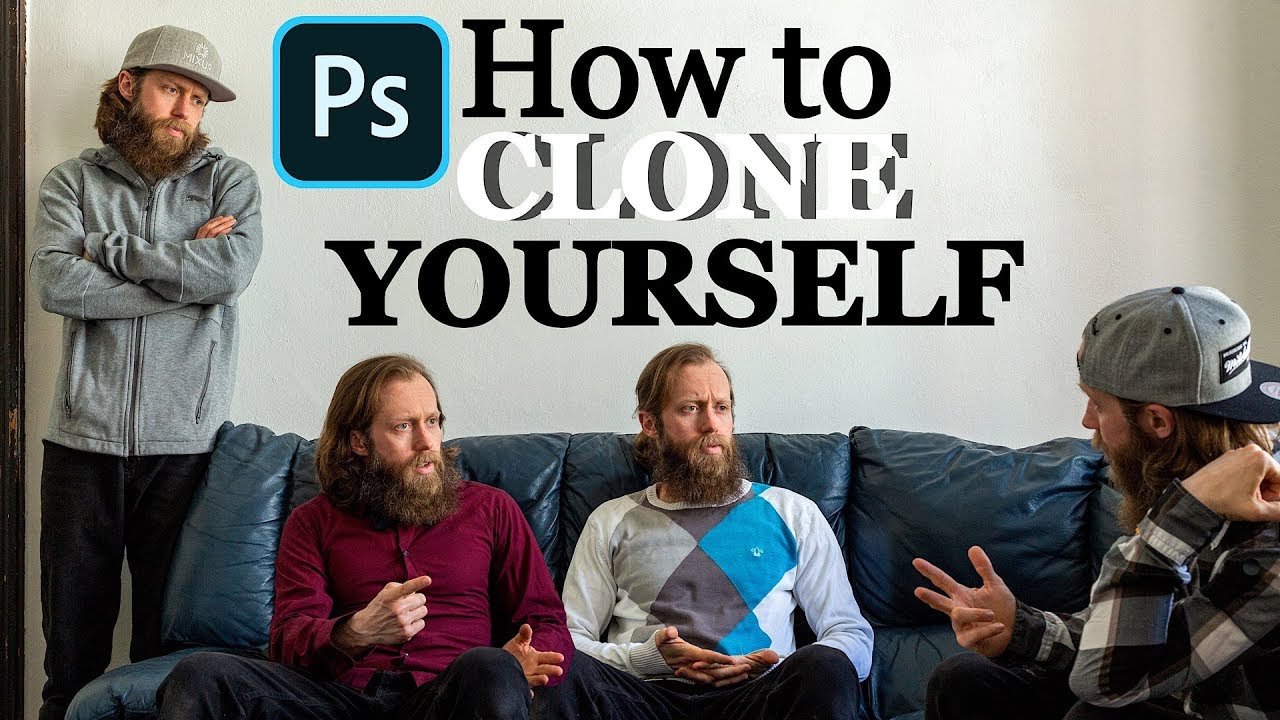HOW TO CLONE YOURSELF IN PHOTOSHOP on the iPad/iPadPro - TUTORIAL
