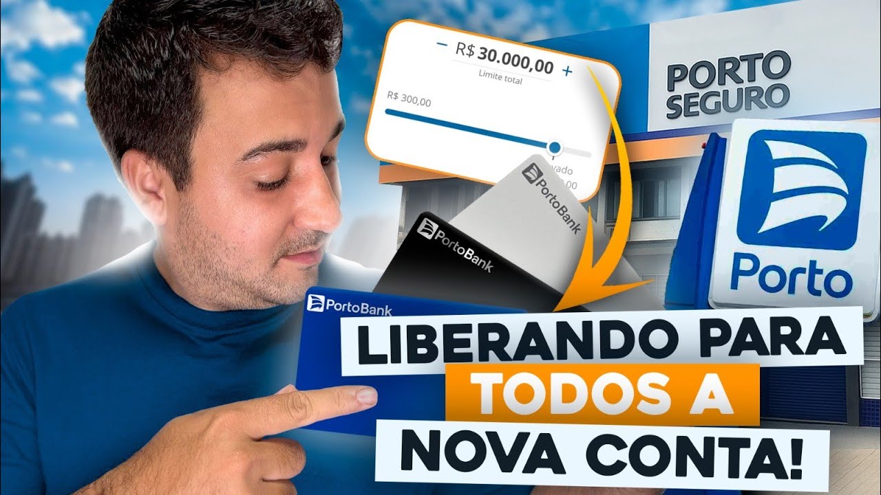 Liberado para todos a nova conta digital mais cart&atilde;o mastercard portobank.