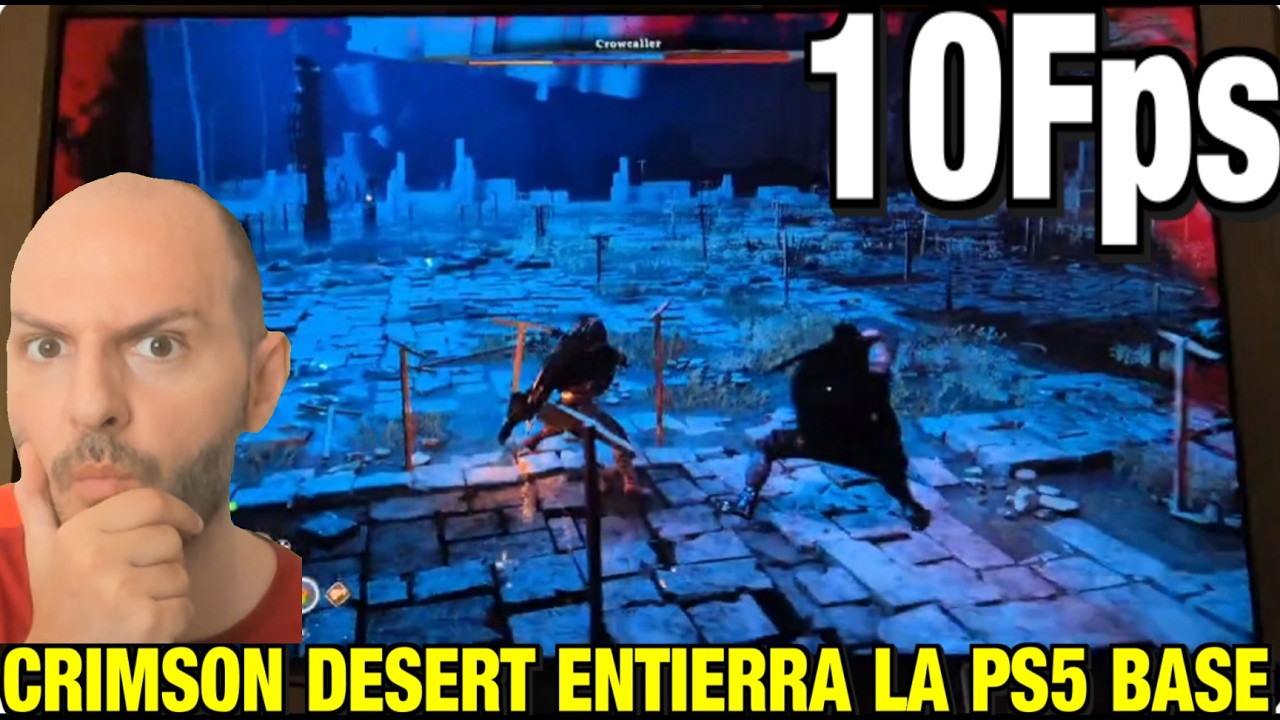 &iexcl;&iexcl;CRIMSON DESERT ENTIERRA A LA PS5 BASE: 10 FPS Y LAG!! - Sasel - sony playstation