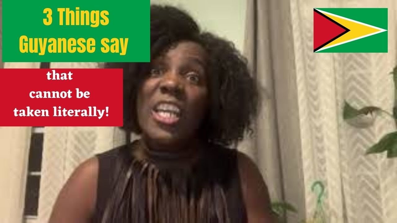 Things Guyanese people say #Guyana