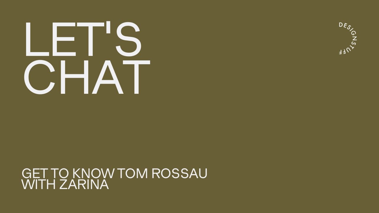 Let's Chat: Danish lighting design with Tom Rossau