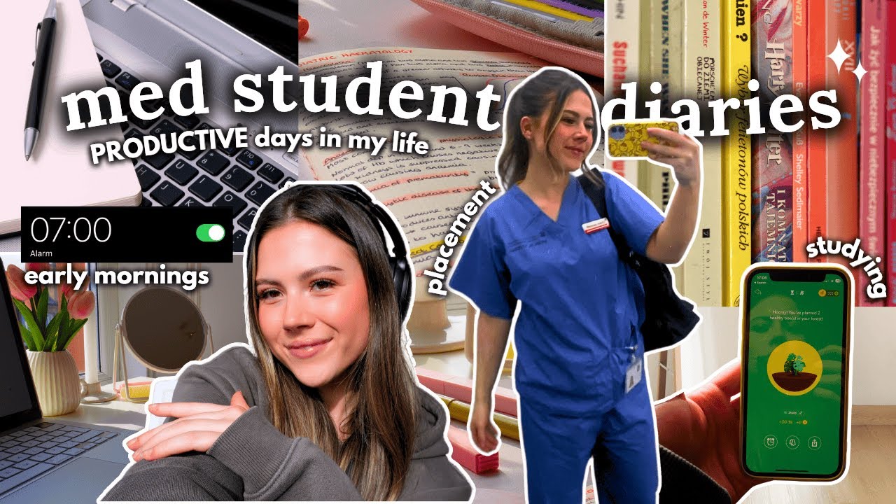 48 hour study vlog 📚♡ // medical student, placement, deadlines