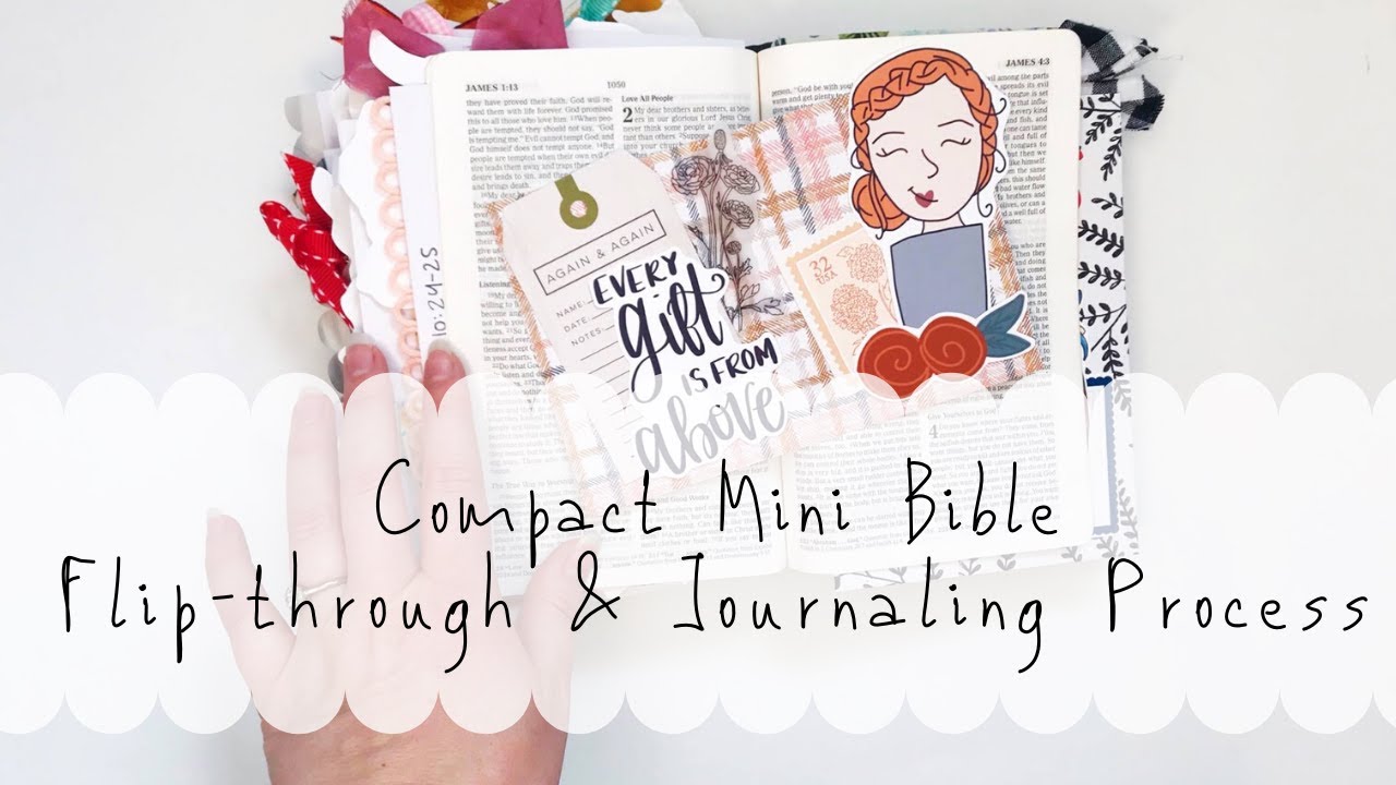 Compact Mini Bible Flip-through & Journaling Process
