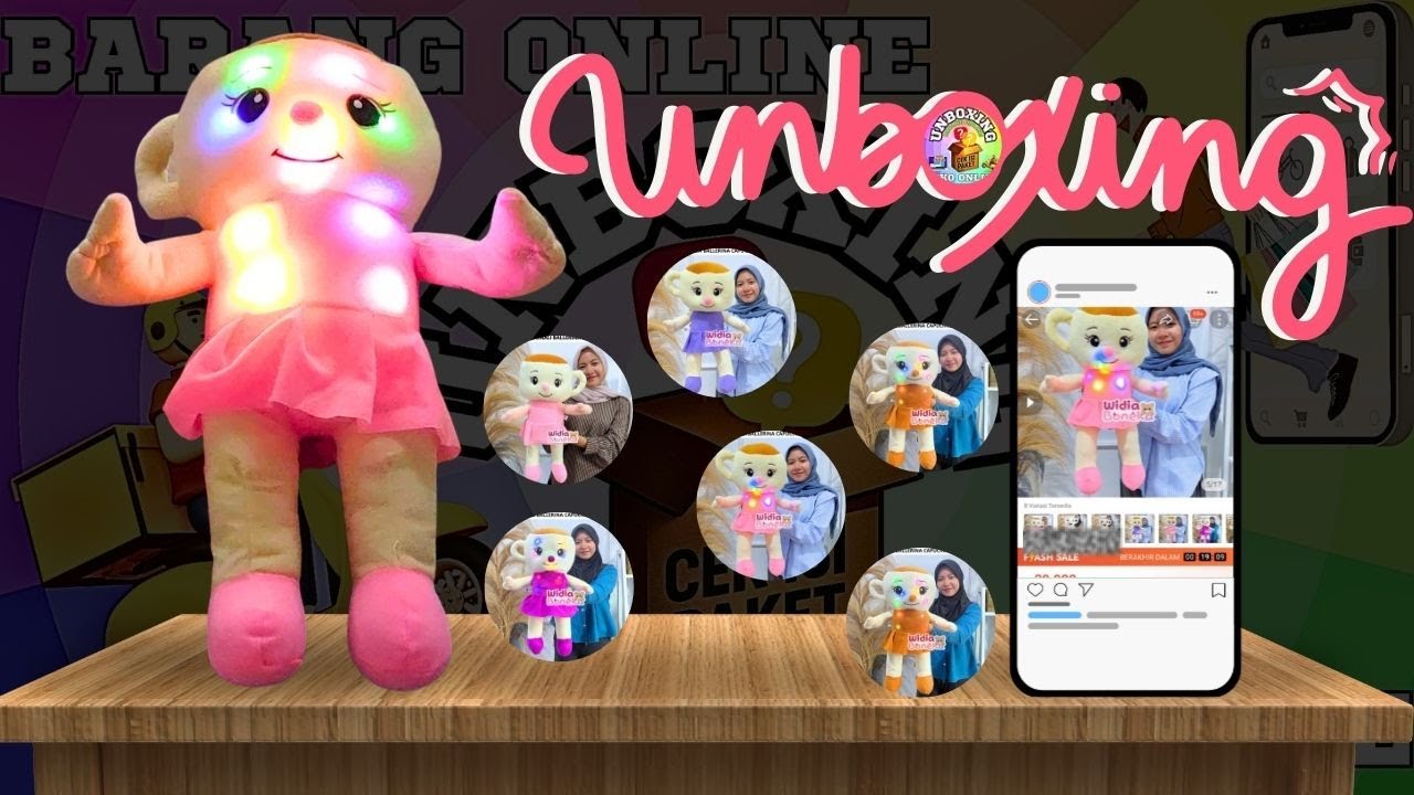 Boneka Anomali Ballerina Capucina dengan Lampu Cantik Menawan | Unboxing