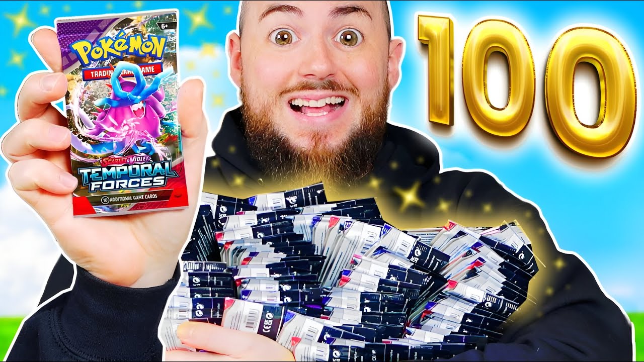 Ich öffne 100x Pokémon Gewalten der Zeit Booster Packs!