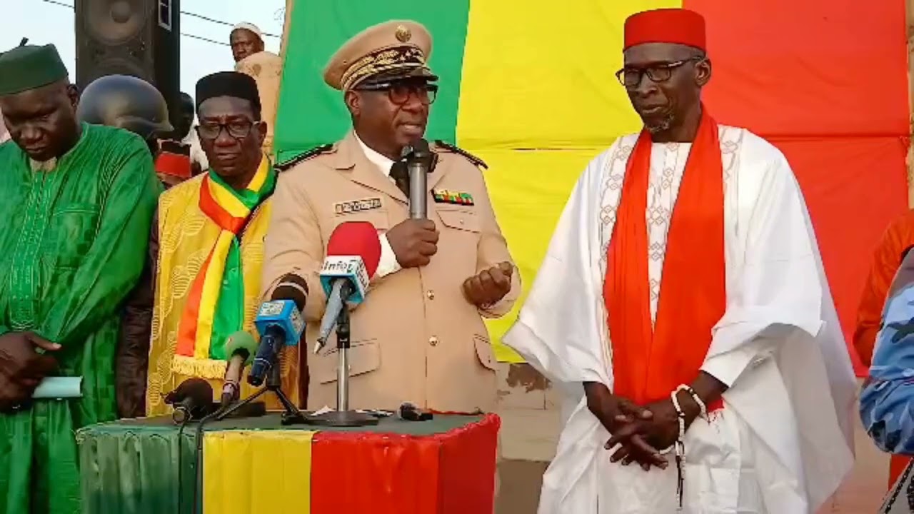 Le gouverneur de Ségou lors de la journée de la souveraineté retrouvée 