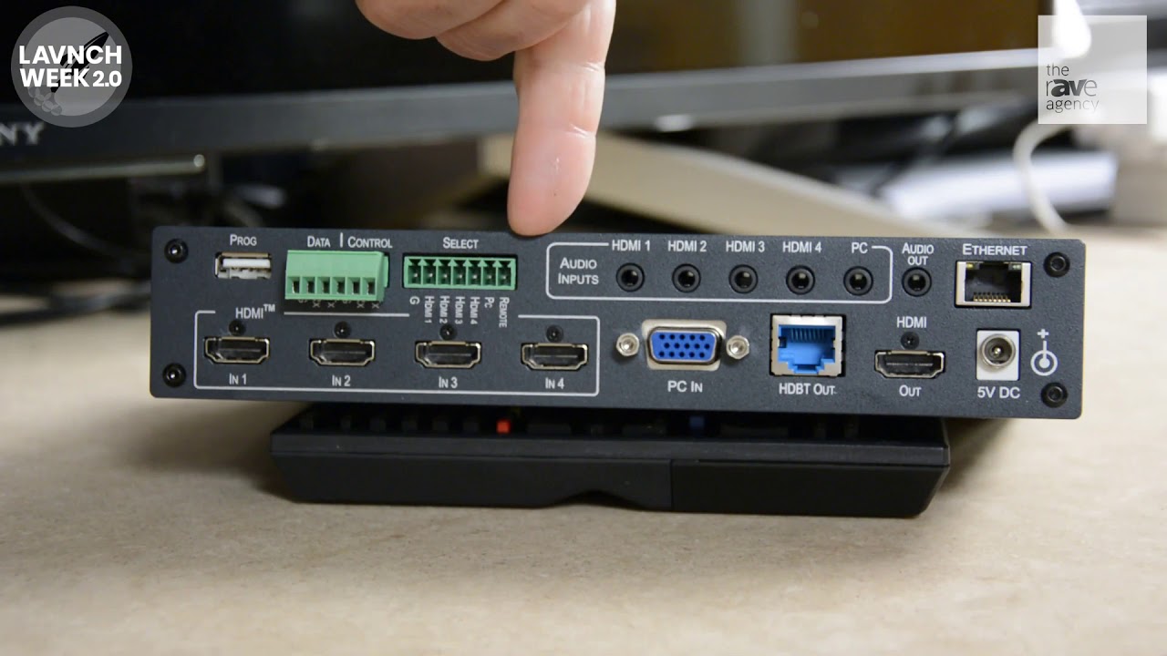 LAVNCH WEEK: Kramer 4K Presentation Switcher/Scaler VP-440X