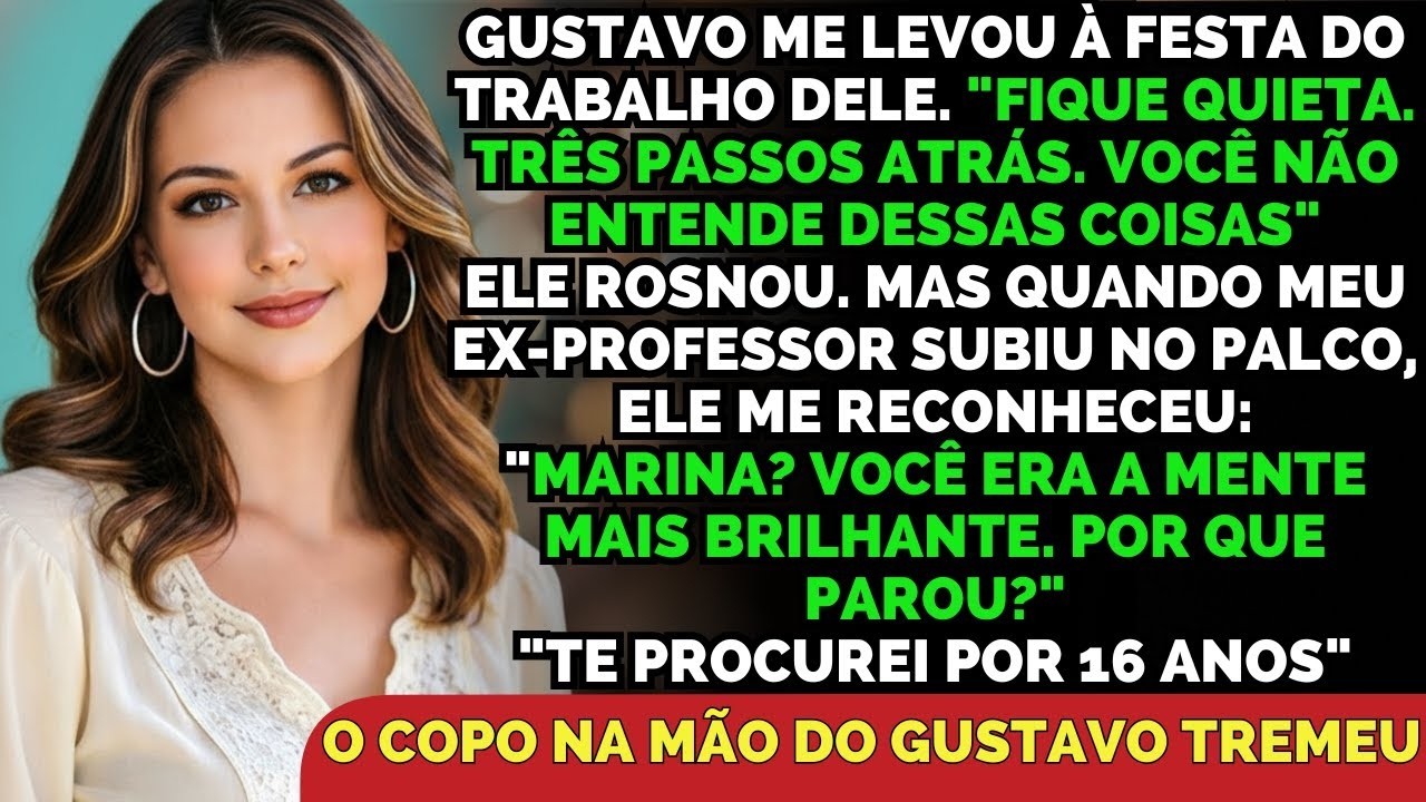 Meu Marido Me Proibiu De Falar Na Festa… Até Meu Ex Professor Aparecer   Te Procurei Por 16 Anos