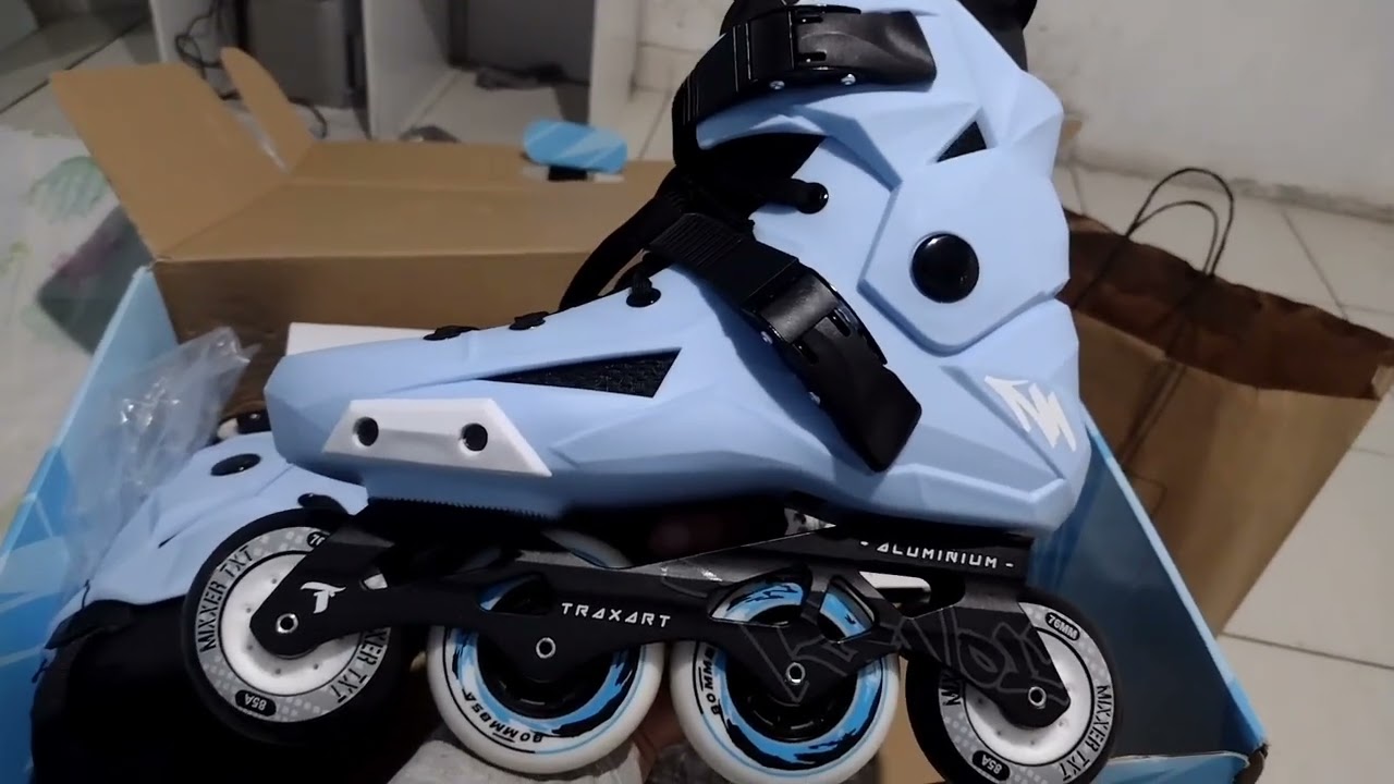 PATINS TRAXART REVOLT AZUL CLARO LANÇAMENTO 😱