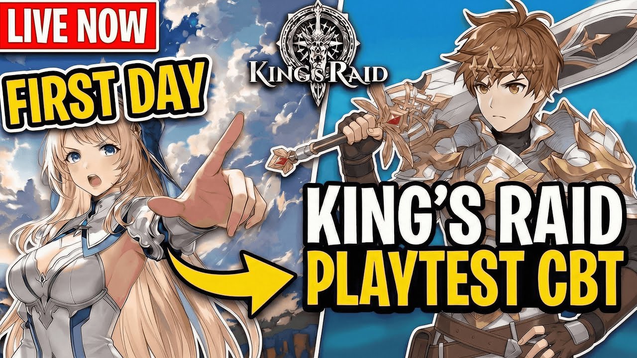 King's Raid Playtest CBT DAY 2 - LIVE