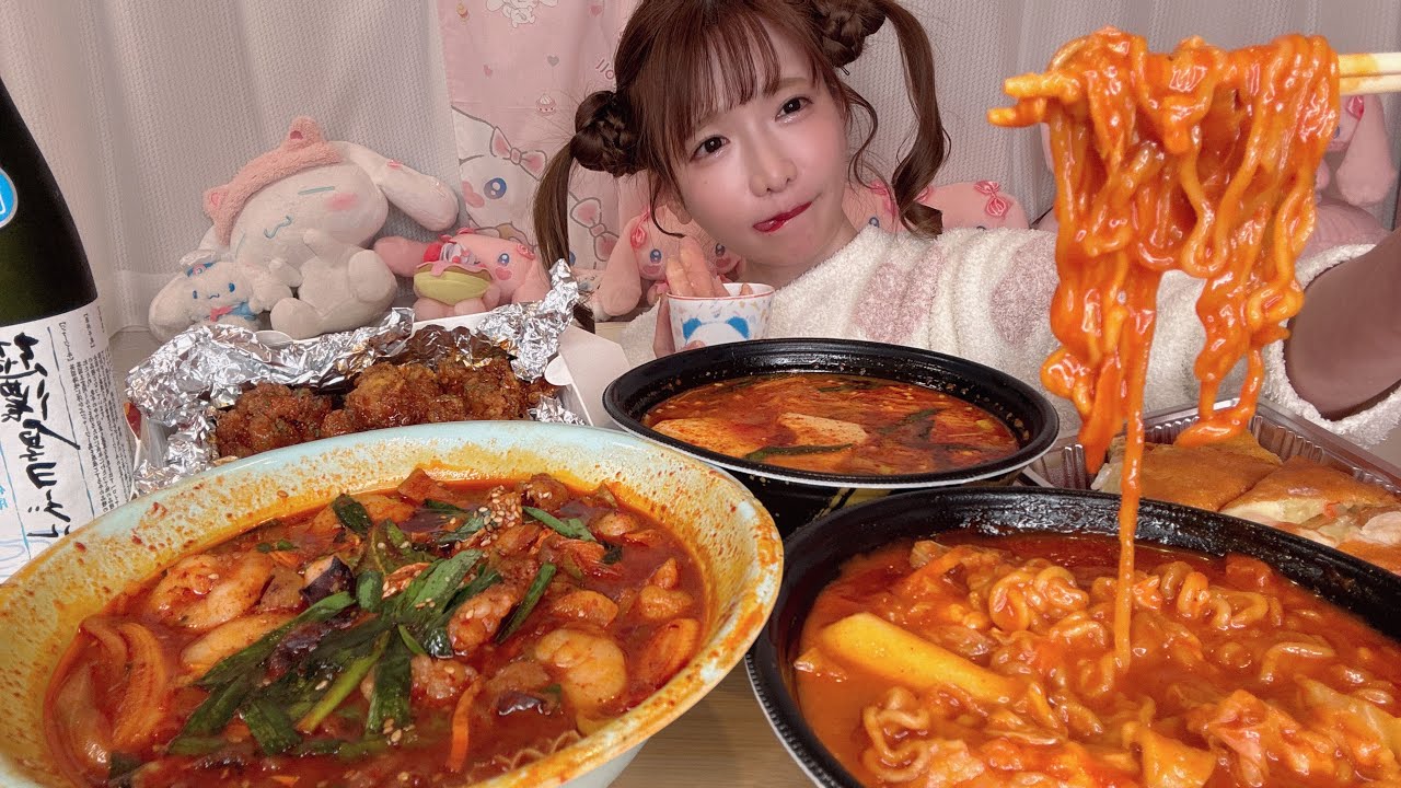 【大食い】韓国ホルモン【もえあず】