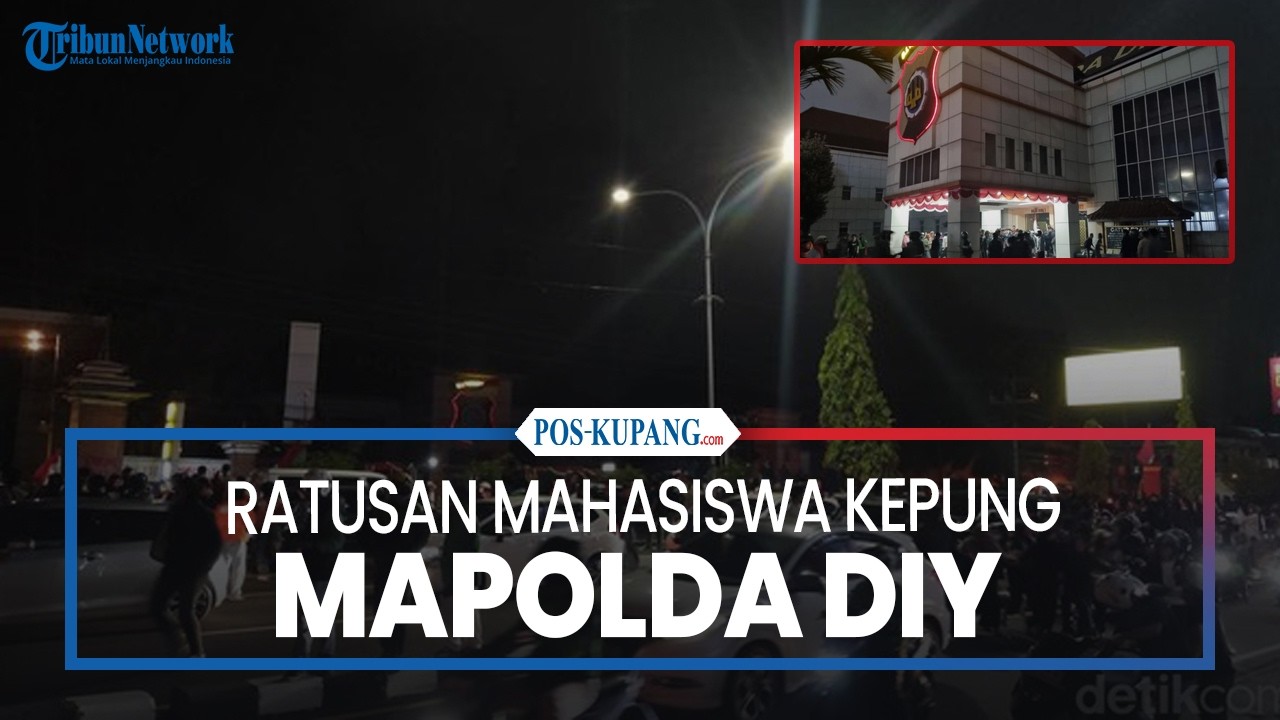 Ratusan Mahasiswa Kepung Mapolda DIY
