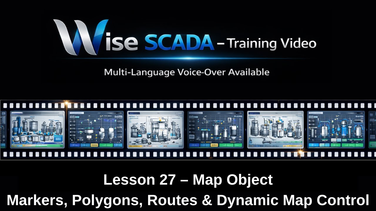 Wise SCADA Tutorial #27 | Map Object | Markers, Polygons, Routes & Dynamic Map Control