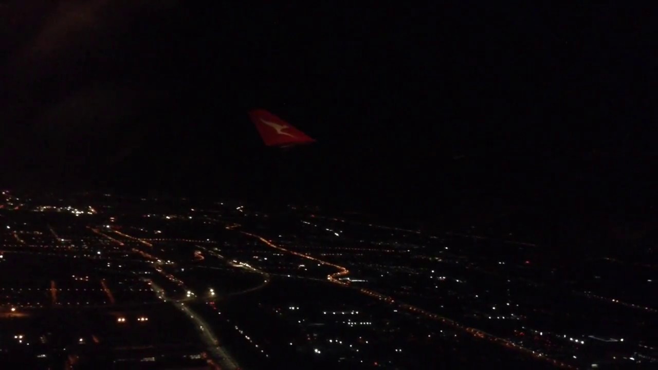 Qantas A330-300 Night Takeoff From Beijing