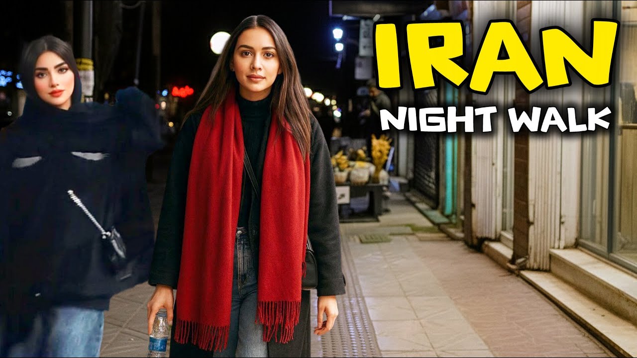 Urban Walks in Iran | The beauty of the city at night