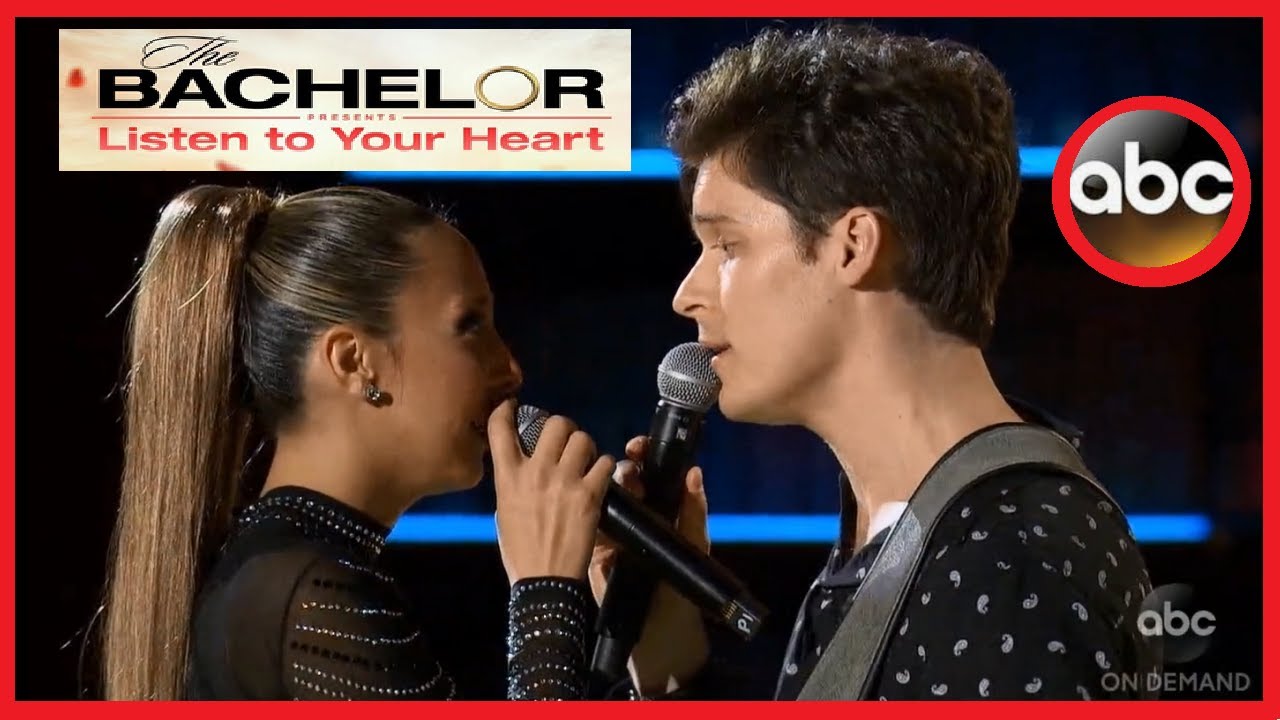 Natascha and Ryan - The Bachelor Listen to Your Heart - singing Perfect by Ed Sheeran and Beyonce