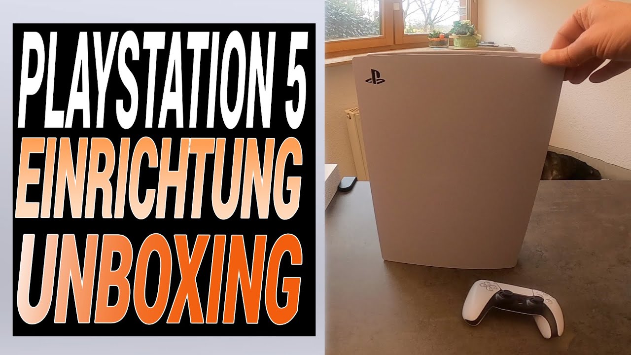 Playstation 5 - Unboxing - Ersteinrichtung - Daten übertragen von Playstation 4