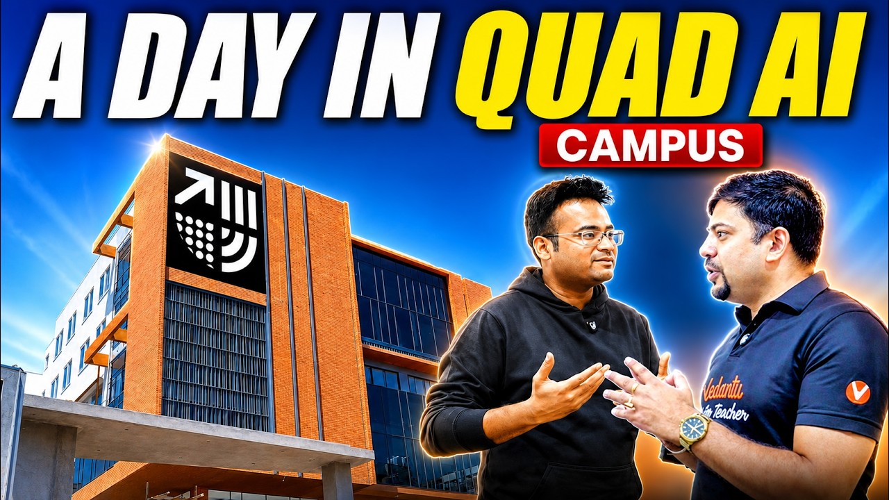 Quad AI School Of Technology Campus Tour | Facilities, Hostel & Classrooms | JEE 2026 | Harsh Sir