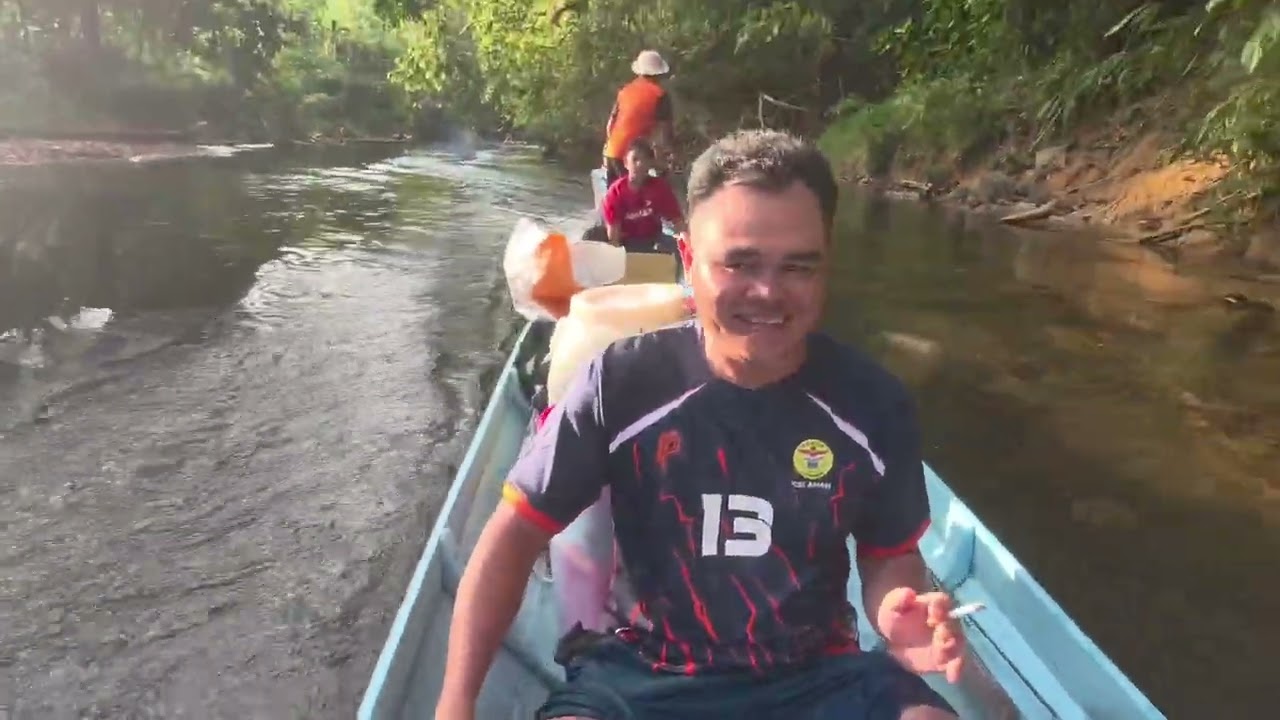 Satu Malam Di Ulu Sungai Delok ngiga Ikan Begulai Enggau Bala Kaban 