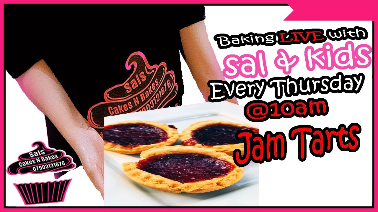 🎂 Baking Jam Tarts LIVE 🧁 Sal's Cake's N Bake's
