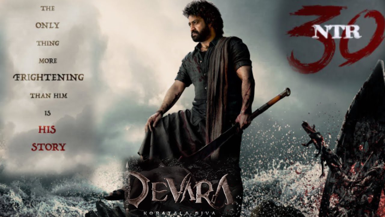 #Devara // NTR30 FIRST LOOK // NTR30 Devara movie title // NTR 30 FIRST LOOK TEASER
