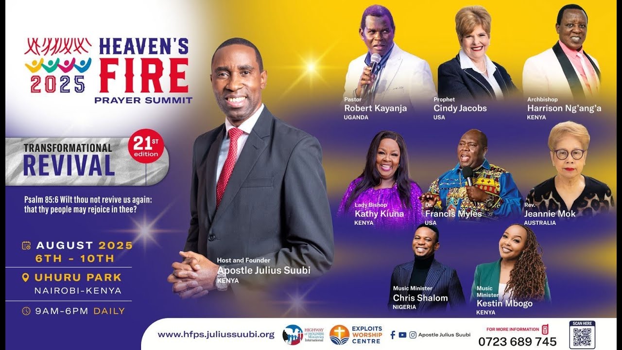 HEAVEN'S FIRE PRAYER SUMMIT || DAY 2 MORNING SESSION || 7 AUG 2025