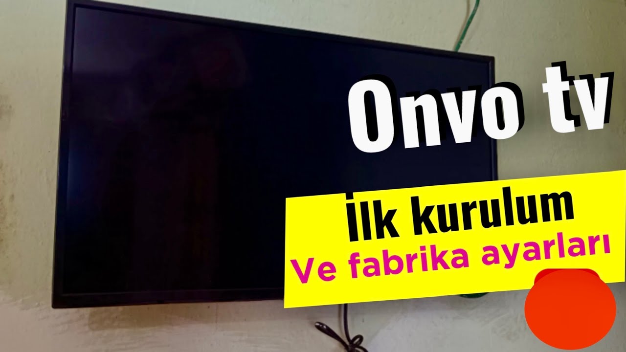 Onvo tv kurulum kanal arama