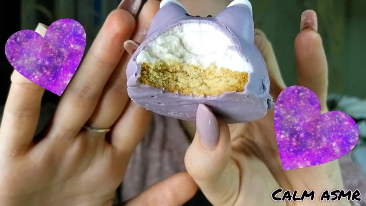 АСМР ИТИНГ СЛАДОСТЕЙ💜ХРУСТЯЩИЕ ЗВУКИ💜ПИРОЖНОЕ💜ЗВУКИ РТА💜БИСКВИТ💜ТРИГГЕРЫ💜