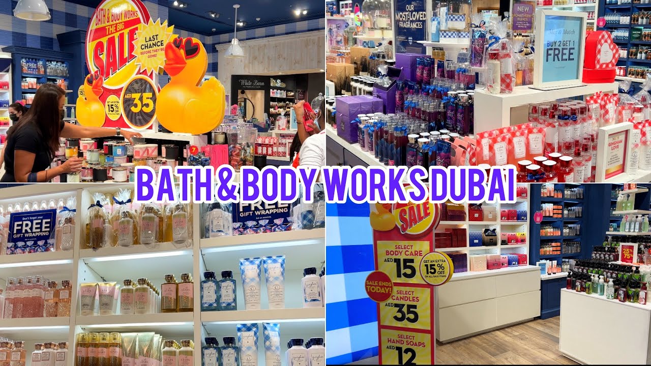 BATH & BODY WORKS DUBAI | Mega 25%-75% Sale On All Items | Buy 2 Get 1 Free Offers | Full Tour Vlog