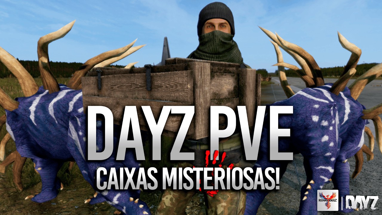ARMA NOVA NO AEROPORTO + CAIXAS MISTERIOSAS! - DayZ PVE | T5 #41