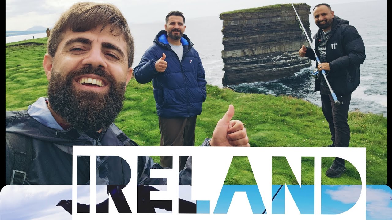 rawa masi , Downpatrick Head, Ireland, ڕاوەماسی لە ئیرلەندا لەگەڵ برادەران