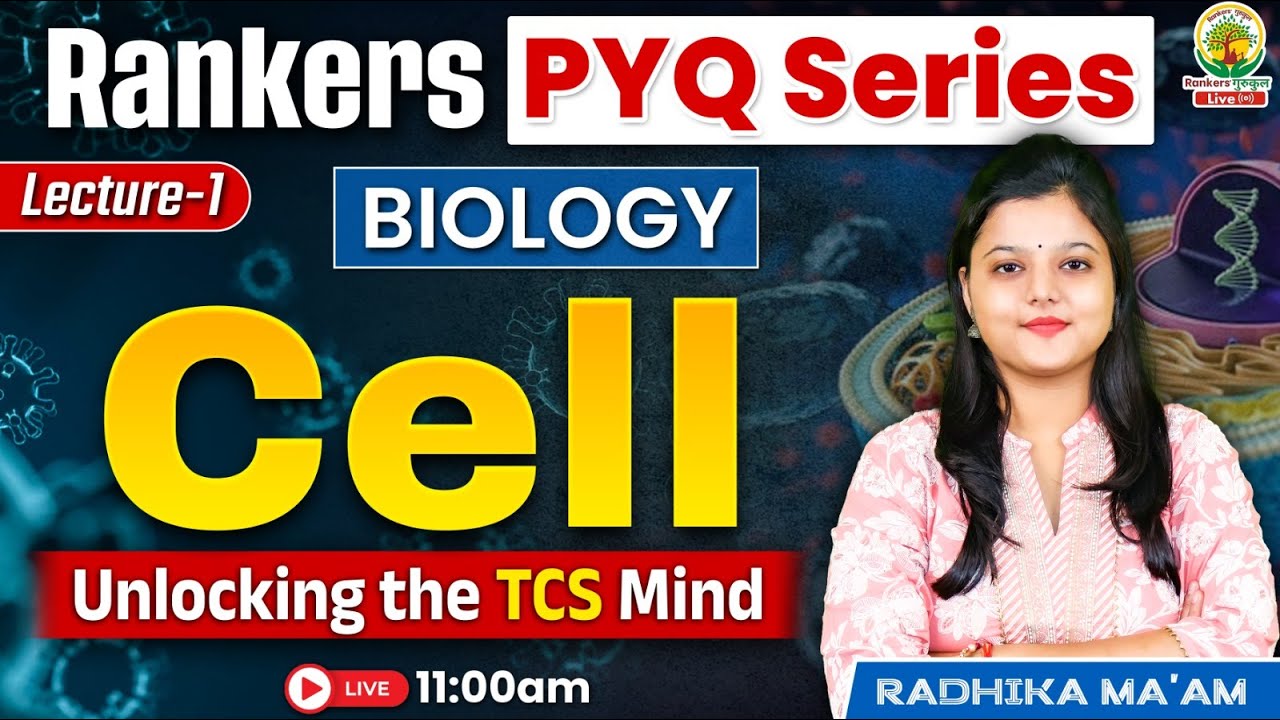 Cell | Rankers PYQ Series | For SSC CGL,CPO,CHSL,MTS | Radhika Ma'am  #pyqseries #ssc
