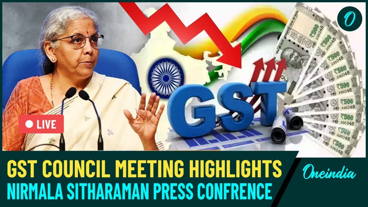 Live : FM Nirmala Sitharaman's Press Conference After 55th GST Council Meeting