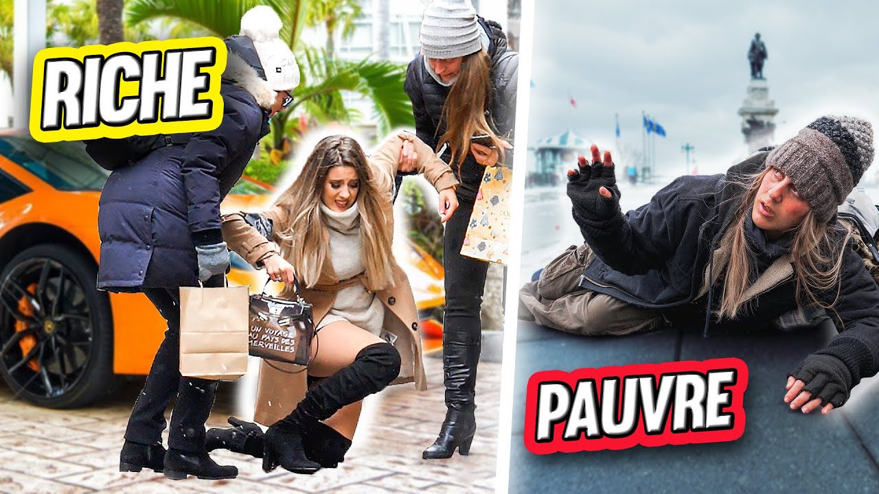 Riche VS Pauvre pendant une journée (Prank) | DENYZEE