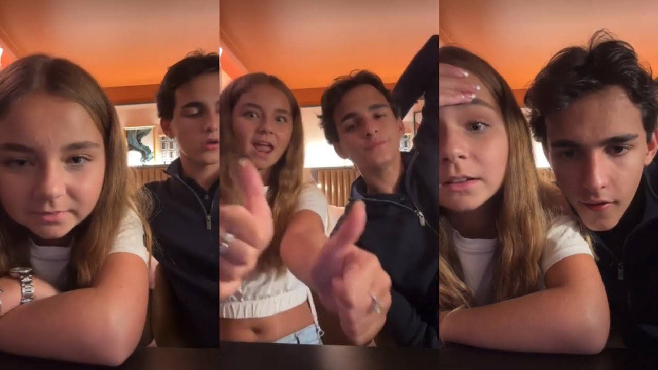 Le petit live Instagram de Valentina avec Petar Aničić le 30/08/23