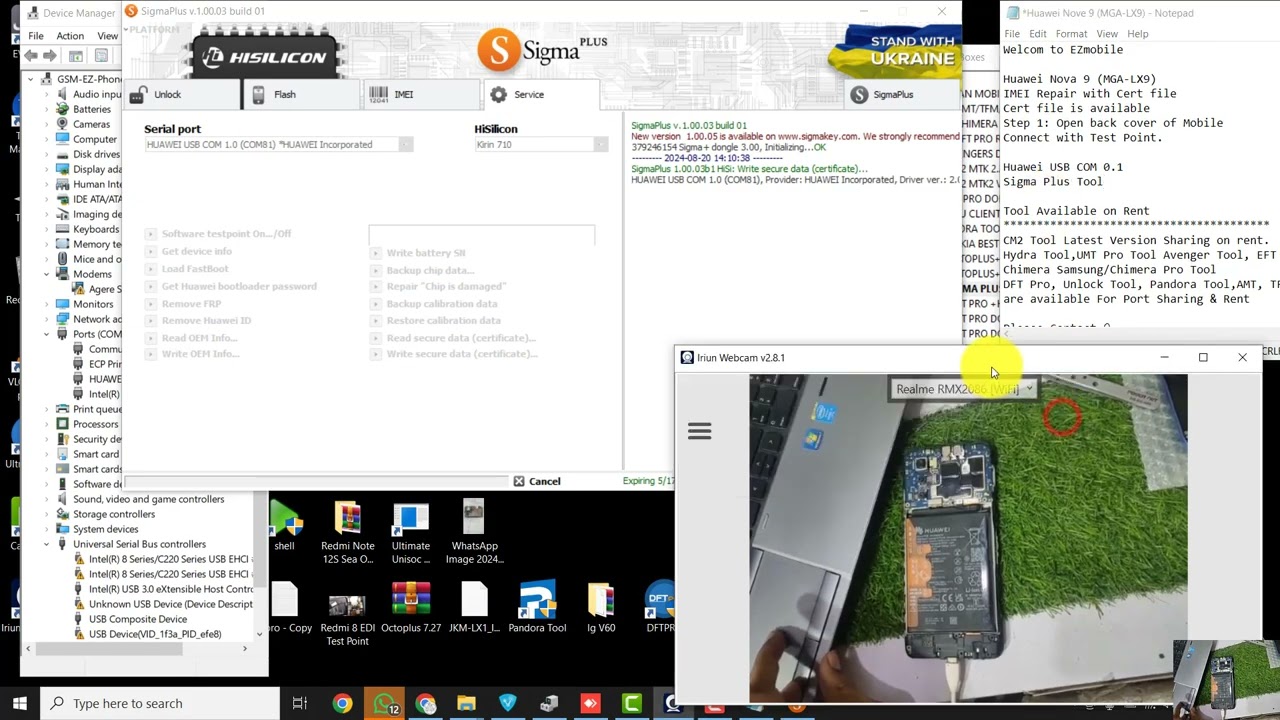 Huawei Nova Y70 Plus IMEI repair MGA LX9