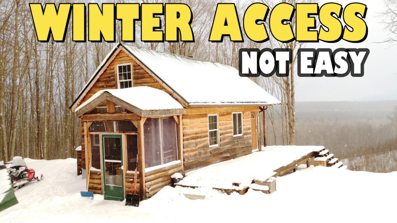 The TOUGHEST Part of Off-Grid Living – Winter Nearly Breaks Us- Living On a Remote Unmaintained Road